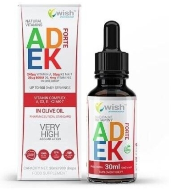 Wish naturalna Witamina ADEK krople 30 ml