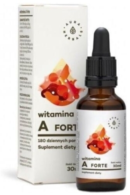 Witamina A Forte krople AURA HERBALS 30 ml