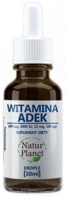 Witamina ADEK Natur Planet krople 30 ml