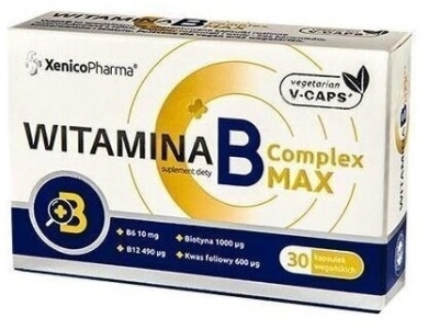 Witamina B Complex Max 30 kapsułek