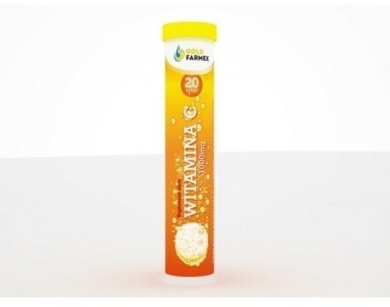 Witamina C 1000 mg Goldfarmex 20 tabletek musujących