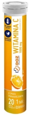 Witamina C 1000 (tubka) 20 tabletek musujących
