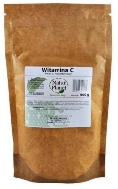 Witamina C Kwas L-Askorbinowy NaturPlanet proszek 500 g