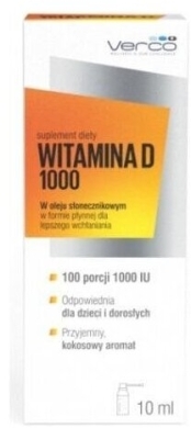 Witamina D 1000 krople 10 ml