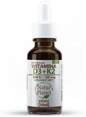 Witamina D3 + K2 FORTE krople 30 ml