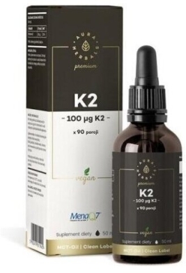 Witamina K2 MenaQ7 Premium Vegan krople 50 ml