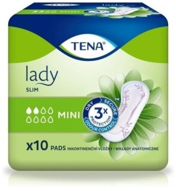 Wkładki anatomiczne TENA Lady Slim Mini 10 sztuk