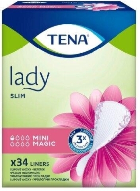 Wkładki anatomiczne TENA Lady Slim Mini Magic 34 sztuki