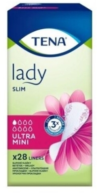 Wkładki anatomiczne TENA Lady Slim Ultra Mini 28 sztuk