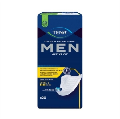 Wkładki anatomiczne TENA MEN Active Fit Level 2 20 sztuk