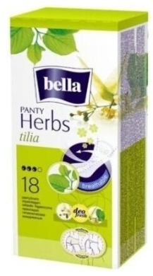 Wkładki higieniczne BELLA PANTY HERBS TILIA 18 sztuk