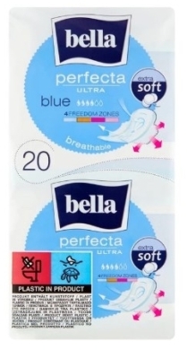 Wkładki higieniczne BELLA PERFECTA ultra Blue 20 sztuk
