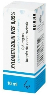 Xylometazolin WZF 0.05% krople do nosa 10 ml