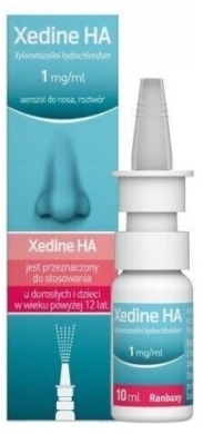 Xylometazoline Coldact 1 mg/ml aerozol do nosa 10 ml