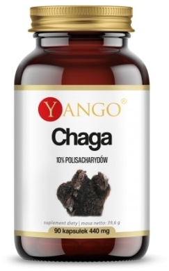 YANGO Chaga ekstrakt 10% polisacharydów 90 kapsułek