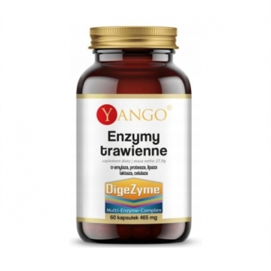 YANGO Enzymy trawienne 465 mg 60 kapsułek