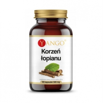 YANGO Korzeń Łopianu 500 mg 90 kapsułek
