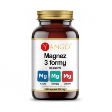 YANGO Magnez 3 formy 530 mg 90 kapsułek