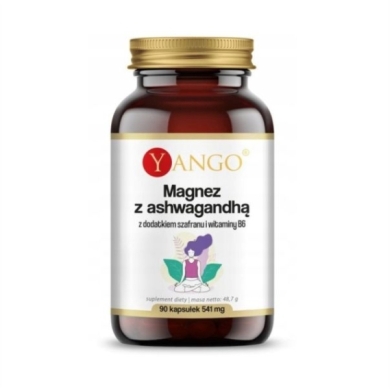 YANGO Magnez z Ashwagandhą 90 kapsułek