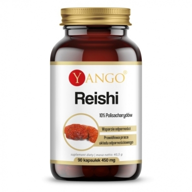 YANGO Reishi ekstrakt 10% polisacharydów 90 kapsułek