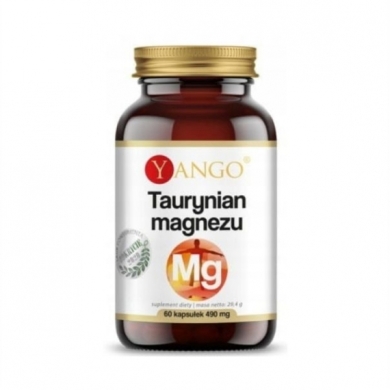 YANGO Taurynian magnezu 470 mg 60 kapsułek