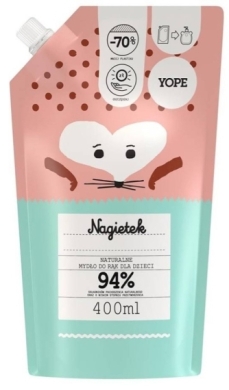 YOPE Refill mydło do rąk dla dzieci Nagietek 400 ml