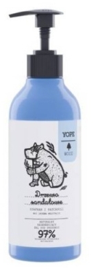 YOPE Żel pod prysznic Drzewo Sandałowe Szafran i Patchouli 400 ml