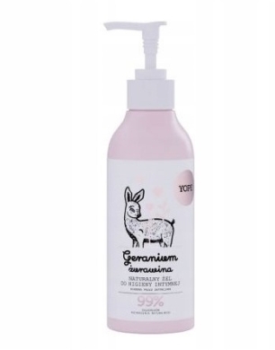 YOPE żel do higieny intymnej Geranium Żurawina 300 ml