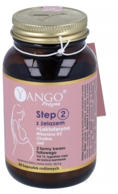 Yango Pregna Step 2 z Żelazem 60 kapsułek