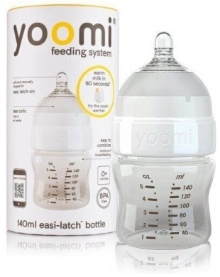 Yoomi White butelka ze smoczkiem 140 ml