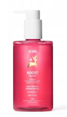 Yope BOUNCE my hair Boost Szampon do wrażliwej skóry głowy z tapioką 300 ml