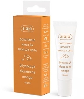ZIAJA Błyszczyk Słoneczne Mango 12 ml