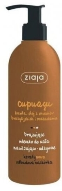 ZIAJA CUPUACU Brązujące mleczko do ciała nawilżająco-odżywcze 300 ml