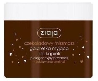 ZIAJA CZEKOLADOWY MISZMASZ Galaretka myjąca do kąpieli nadziewane pralinki 260 ml