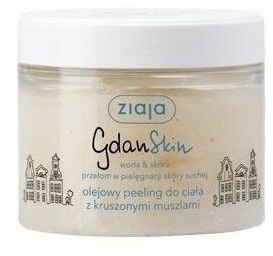 ZIAJA GDANSKIN Olejowy peeling do ciała z muszlami 300 ml