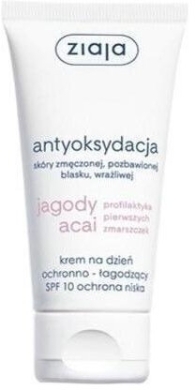 ZIAJA JAGODY ACAI Krem na dzień ochronno- łagodzący SPF10 50 ml