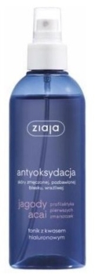 ZIAJA JAGODY ACAI Tonik z kwasem hialuronowym 200 ml