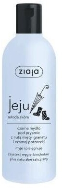 ZIAJA JEJU Czarne mydło pod prysznic 300 ml