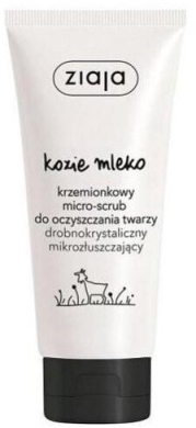 ZIAJA KOZIE MLEKO Krzemionkowy Micro-scrub do oczyszczania twarzy 75 ml
