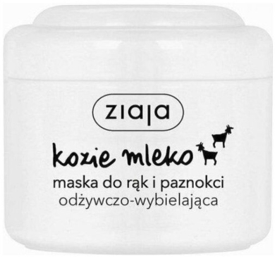 ZIAJA KOZIE MLEKO Maska do rąk i paznokci odżywczo-wybielająca 75 ml