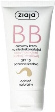 ZIAJA Krem BB do skóry normalnej, suchej i wrażliwej odcień naturalny 50 ml