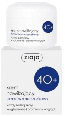 ZIAJA Krem nawilżający przeciwzmarszczkowy 40+ 50 ml