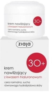 ZIAJA Krem nawilżający z kwasem hialuronowym 30+ 50ml