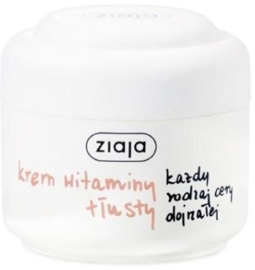 ZIAJA Krem tłusty wielowitaminowy do twarzy  50 ml
