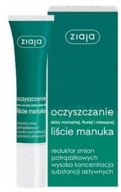 ZIAJA LIŚCIE MANUKA Żel reduktor zmian potrądzikowych 15 ml