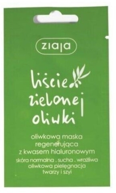 ZIAJA LIŚCIE ZIELONEJ OLIWKI Maseczka regenerująca do twarzy 7 ml