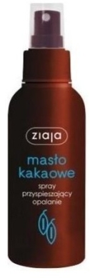 ZIAJA MASŁO KAKAOWE Spray przyspieszający opalanie 100 ml