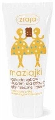 ZIAJA MAZIAJKI Pasta do zębów ciasto  waniliowe 50 ml