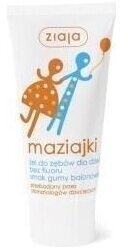 ZIAJA MAZIAJKI Żel do zębów dla dzieci smak gumy balonowej 50 ml