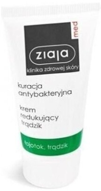 ZIAJA MED Kuracja antybakteryjna Krem redukujący trądzik 50 ml